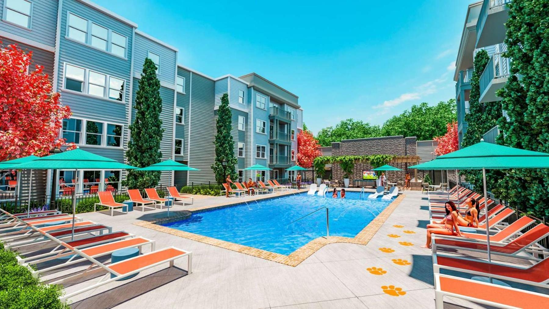 Near Cu And Minutes To Dt Gym Pool Hammock Apartment Clemson Exterior foto